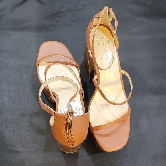 BRAND NEW JESSICA SIMPSON OPEN PLATFORM HEELS - Picture 4 of 14